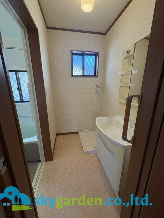 藤沢市下土棚　中古戸建の脱衣所