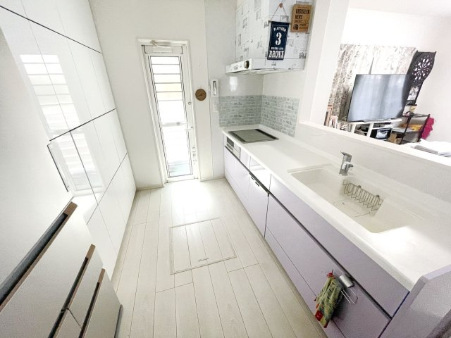 中古戸建・中古住宅　いわき市常磐湯本町　中古戸建　小屋裏収納つき6SSLDK！のキッチン