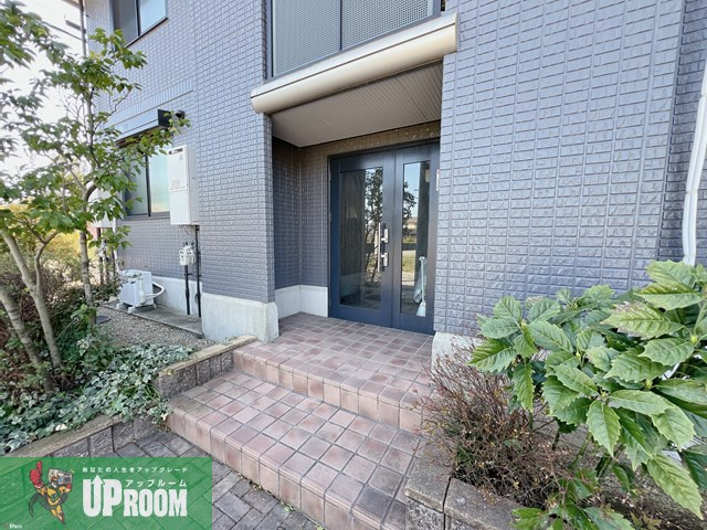 ハートピア北棟のエントランス