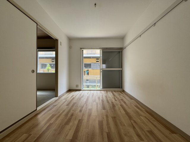 タウニィーイサカD棟の寝室