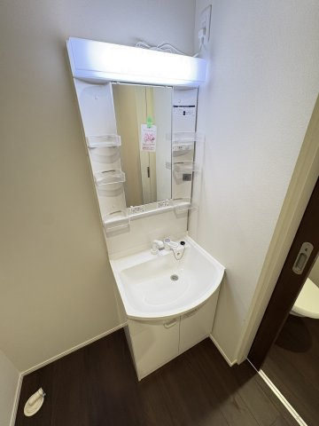 MELDIA福生Ⅲの独立洗面台