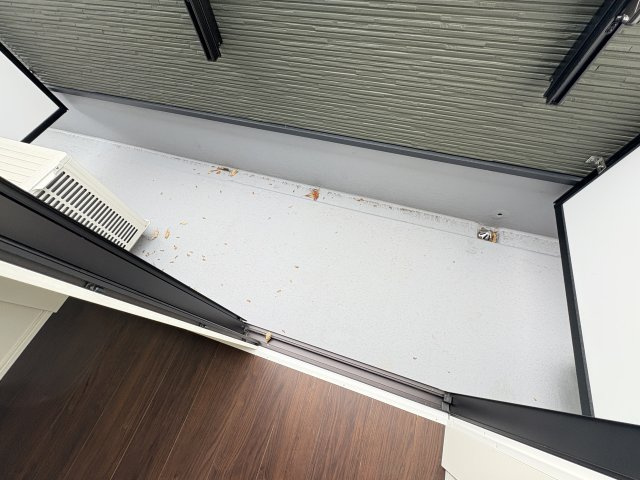 MELDIA福生Ⅲのバルコニー