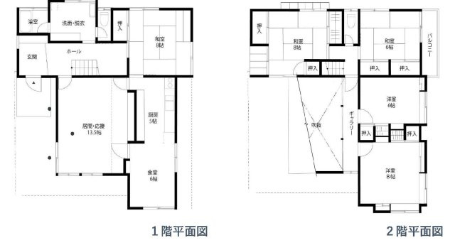 戸塚区舞岡町　中古戸建ての間取り