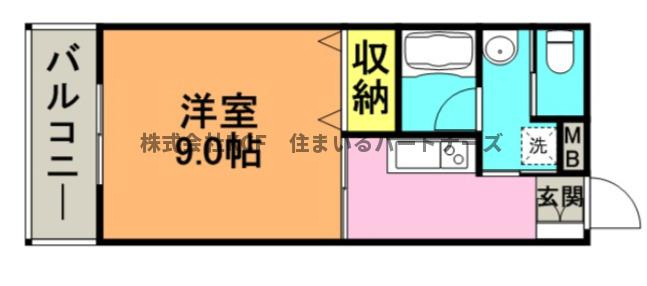 MAPLE　COURTⅠの間取り