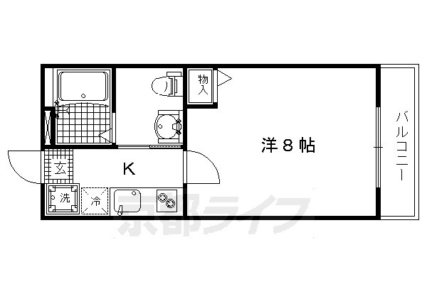 フラッティ吉野町A棟B棟の間取り|【代表的な間取りです】