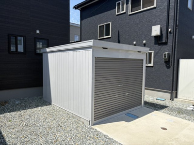 【外観】 | 東根市大林2丁目【中古住宅】 | バイクガレージ付き