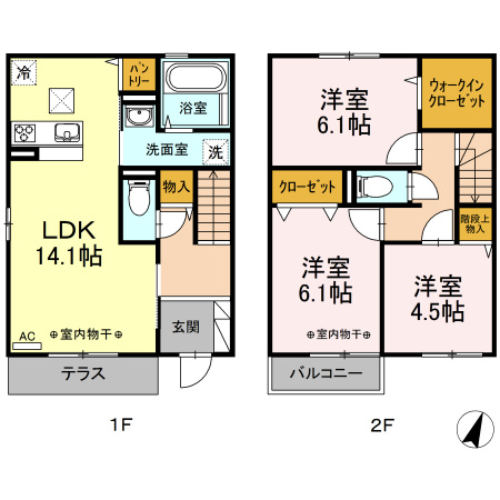 【間取り】 | グリーンテラス
