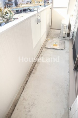 タージュ中之島のバルコニー