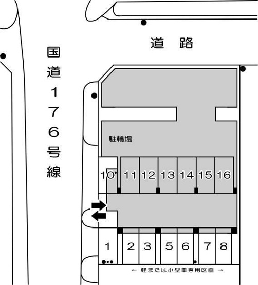 【間取り】 | ライフスペースキャノン駐車場