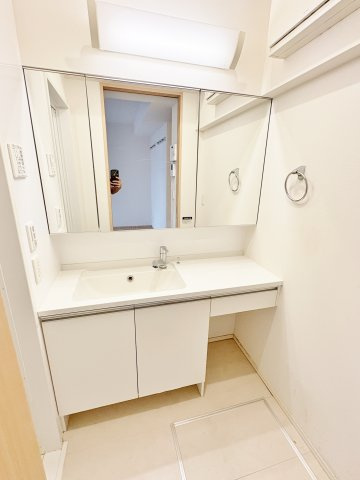 ベルデュールの洗面所