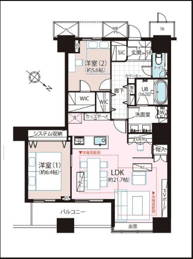 ★仲介手数料無料★THE TOKYO TOWERS SEA TOWER （47階部分・新規フルリノベーション