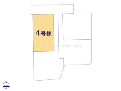 【区画図】 | 高崎市下小鳥町2期4棟 4号棟 | 区画図