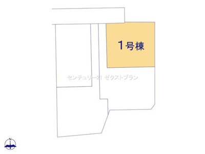 【区画図】 | 高崎市下小鳥町2期4棟 1号棟 | 区画図