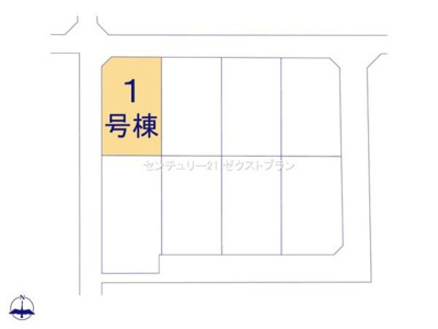 【区画図】 | 前橋茂木町第3 1号棟 | 区画図