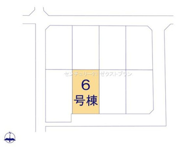 【区画図】 | 前橋茂木町第3 6号棟 | 区画図