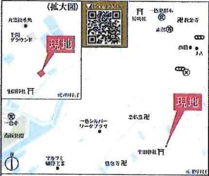 西尾一色町千間24-1期　全3棟・2号棟のその他|現地案内図です。