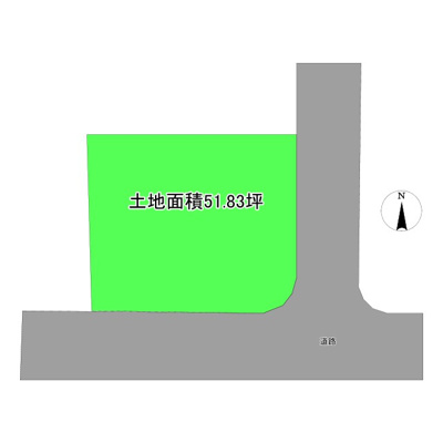 【区画図】 | ◆平塚市ふじみ野新築住宅◆ | ◆東南角地につき日当たり良好です。
