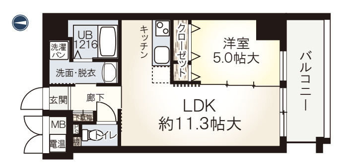 アルデールヒル内久宝寺の間取り