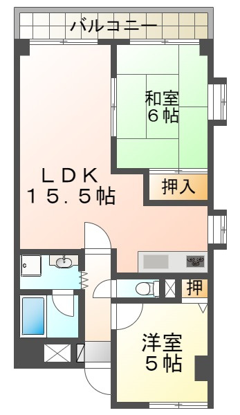 ルマージュ瑞穂の間取り