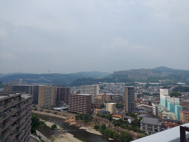 ダイアパレス宝塚月見山の展望|ルーフバルコニーからの眺望