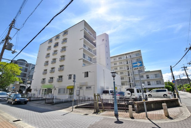 イトーピア武庫之荘の外観|阪急「武庫之荘」駅徒歩8分×2025年7月室内リフォーム済の綺麗なお部屋に生まれ変わりました◎南向き、陽当たり良好です♪皆様からのご連絡を心よりお待ちしております。