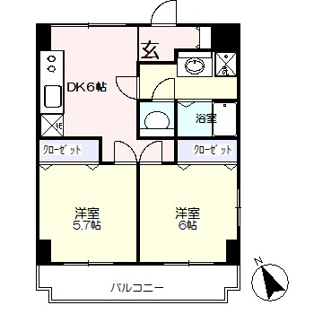 エイブル２の間取り