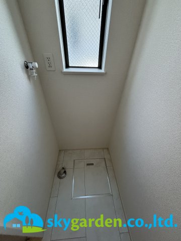 平塚市龍城ケ丘26番　新築戸建　全4棟D号棟のランドリースペース