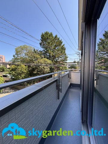 平塚市龍城ケ丘26番　新築戸建　全4棟D号棟のバルコニー