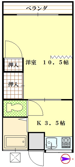 【間取り】 | コーポひこい