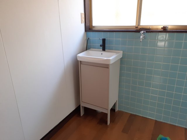 蓮台寺ハウスの洗面所