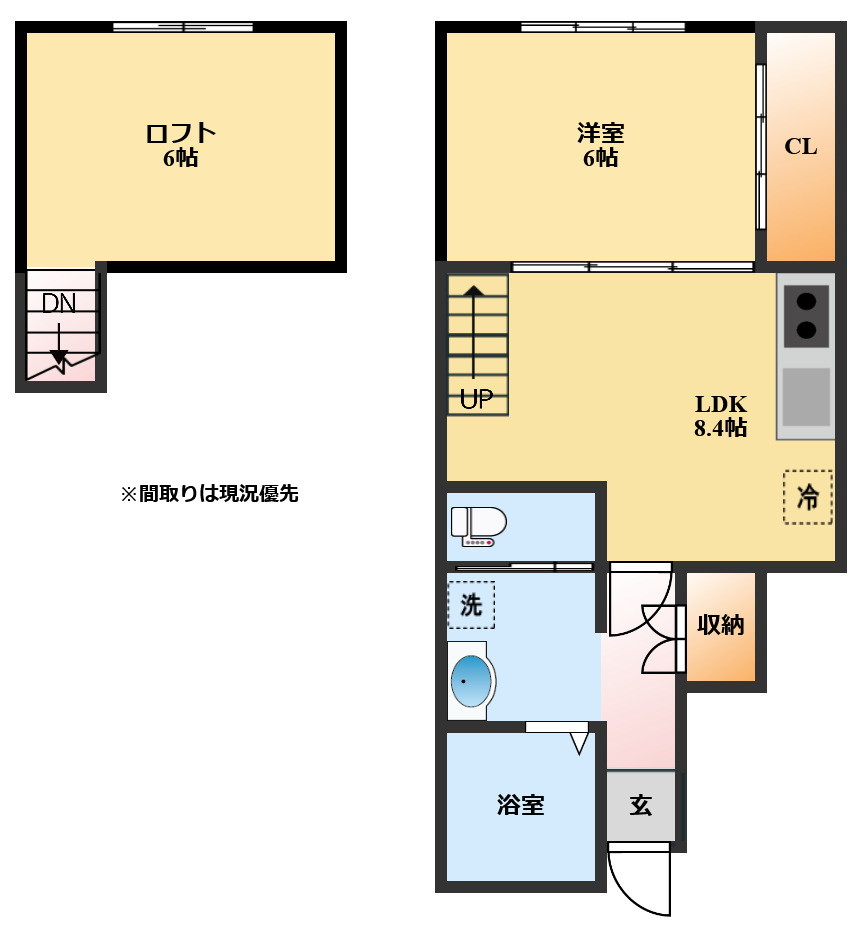 septiemeの間取り