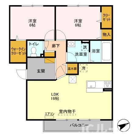 ディアナの間取り