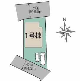 ◆価格改定◆完成済み◆戸塚区名瀬町 新築戸建 4880万円の区画図