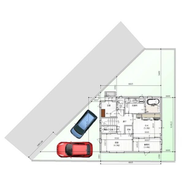 Ｏｌｅｔｈ ＴｏｙｏｙａｍａⅢの区画図