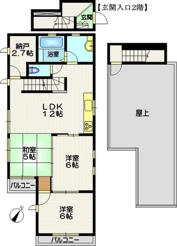 カサ　デ　ノンナの間取り