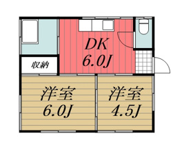 【間取り】 | 東金中野638貸家