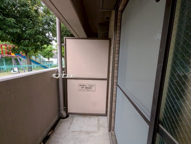 グランディールⅧのバルコニー