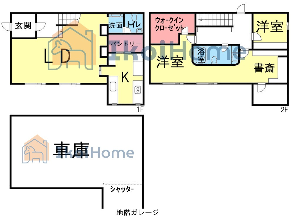 明石市藤江　中古戸建の間取り|ゆったりとした駐車スペースの他に、BBQなどをお楽しみいただけるお庭スペースもございます♪