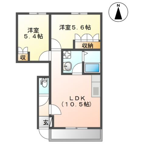 グレイスヴィラの間取り