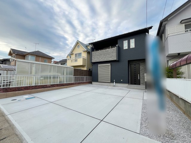 【外観】 | 深谷市上柴町西5丁目　ブルーミングガーデン　新築戸建　全1棟　1号棟 | 10/6撮影