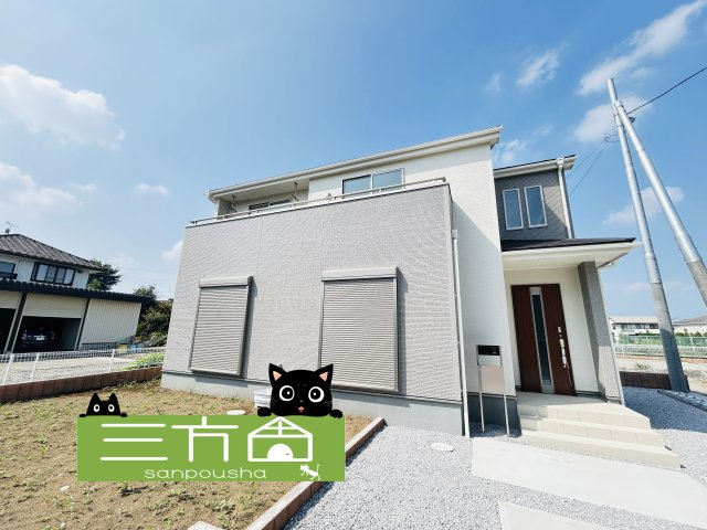 新築　前橋市川曲町第2　Livele Garden.S　2号棟の外観|現地写真　2025年8月完成しました！ご内覧等、お気軽にお問合せください♪　							
