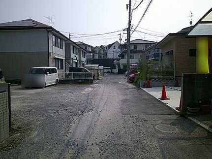 廿日市市宮島口西3丁目の前面道路含む現地写真