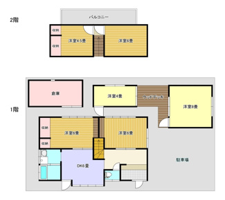 【間取り】 | 川戸中古住宅