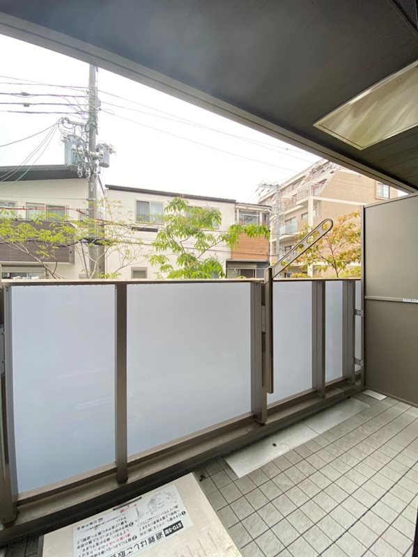 N-CUBEのバルコニー