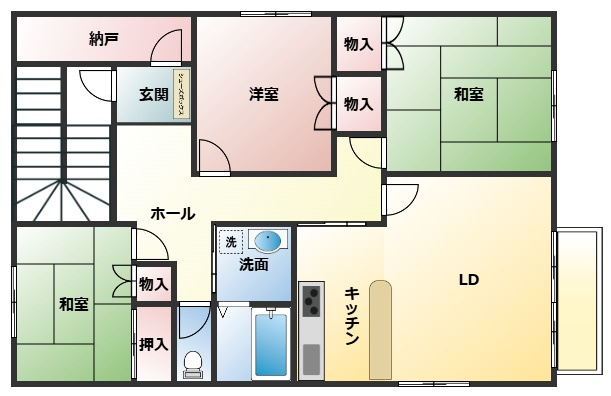 【間取り】 | 佐久中央ビル