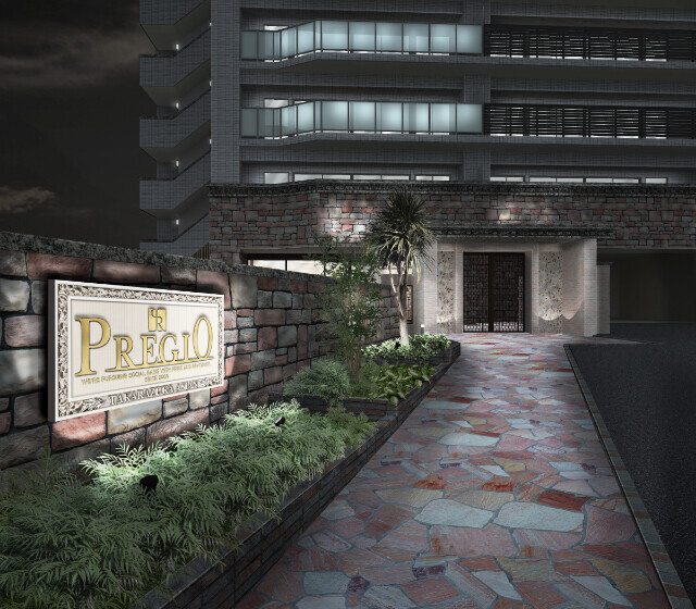 プレジオ宝塚ASIANのエントランス