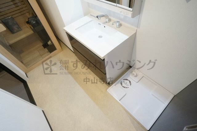 プレジオ宝塚ASIANの洗面所