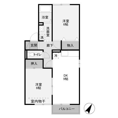 【間取り】 | セジュール八千代　Ａ
