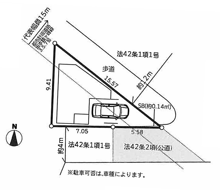 相鉄線ベスト３？区役所ある旭区の中心地【旭区鶴ケ峰１丁目】新築戸建の区画図