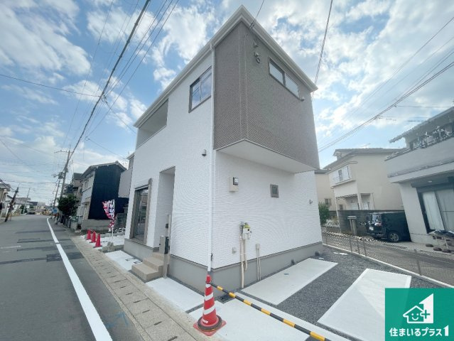 京都市西京区桂池尻町　第1期・第2期　新築一戸建ての外観|お客様に長く安心して住んでいだだける事にこだわった家づくり！住んでからのアフターサービスにもしっかりと取り組んでいます！